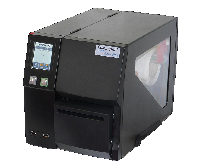 Compuprint 6414 Plus β Industrial Barcode Label Printer with 203/300 DPI Resolution, Touch Screen, and High-Speed Printing for Warehousing and Manufacturing Compuprint 6414 Plus β Industrial Barcode Label Printer with 203/300 DPI Resolution, Touch Screen, and High-Speed Printing for Warehousing and Manufacturing